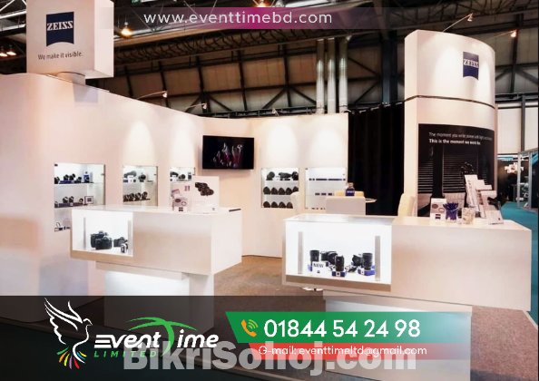 Exhibition stall design. Trade show booth design